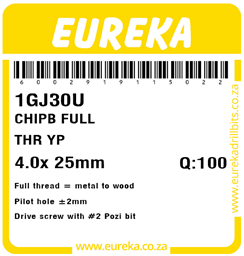 1GJ30 - Chipboard Screw -1GJ30_Label_T